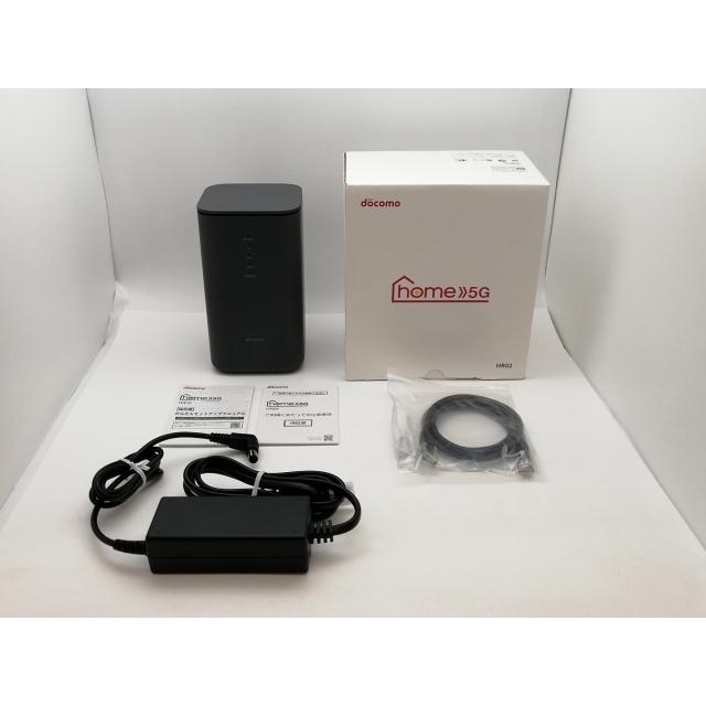 中古】SHARP docomo 【SIMフリー】 home 5G HR02 [ダークグレー]【三宮