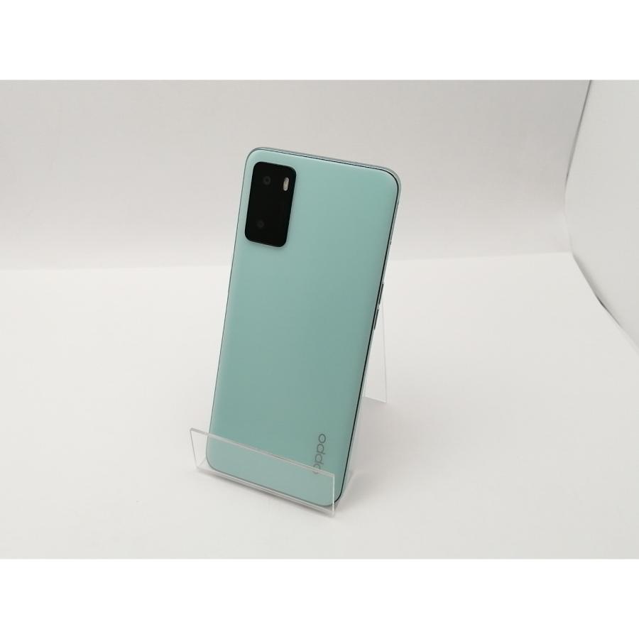 中古】Oppo 楽天モバイル 【SIMフリー】 OPPO A55s 5G グリーン 4GB