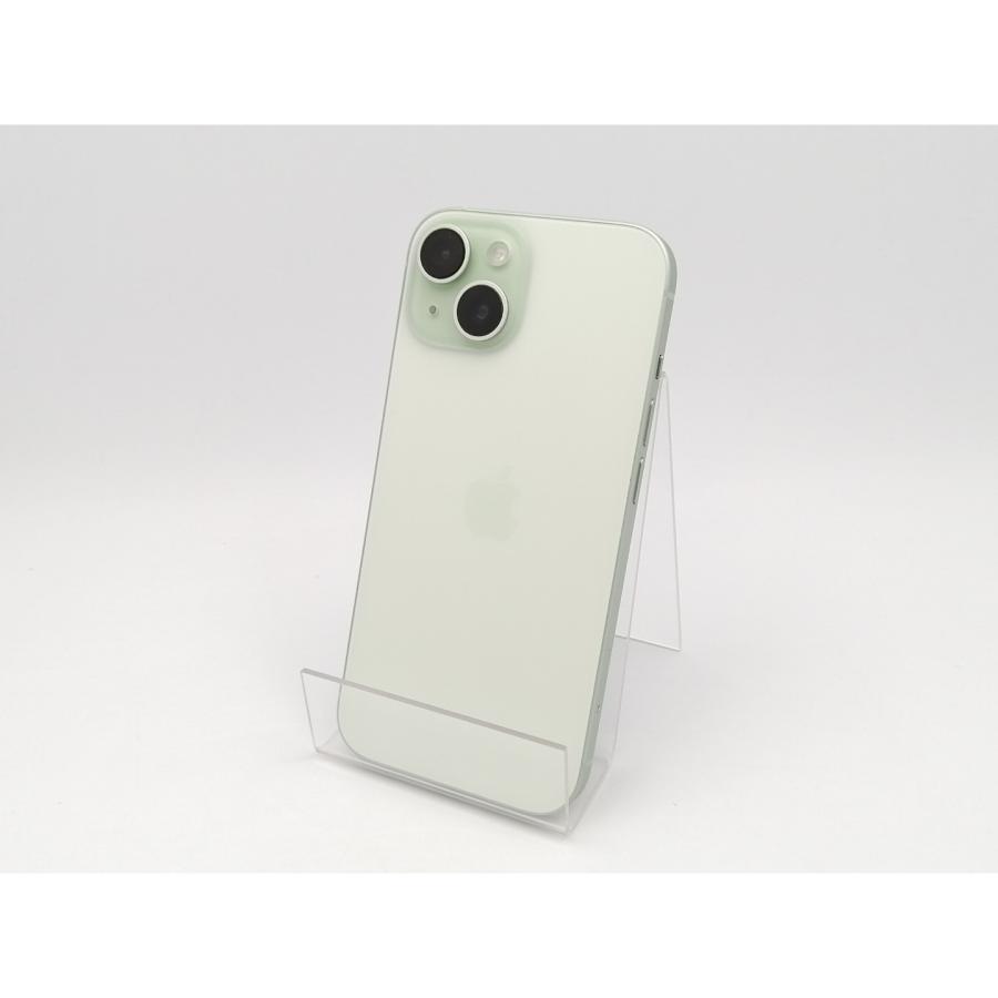中古】Apple 国内版 【SIMフリー】 iPhone 15 128GB グリーン MTMM3J/A
