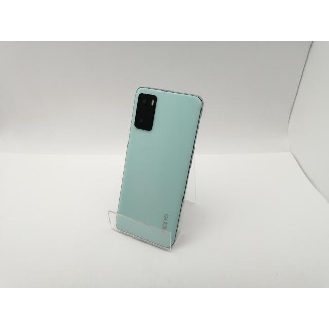 中古】Oppo 楽天モバイル 【SIMフリー】 OPPO A55s 5G グリーン 4GB