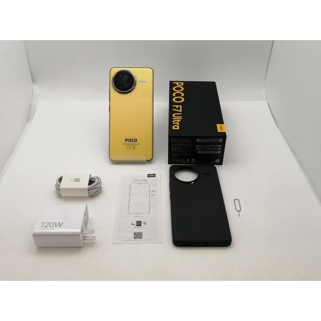 中古】Xiaomi 国内版 【SIMフリー】 Poco F7 Ultra イエロー 16GB