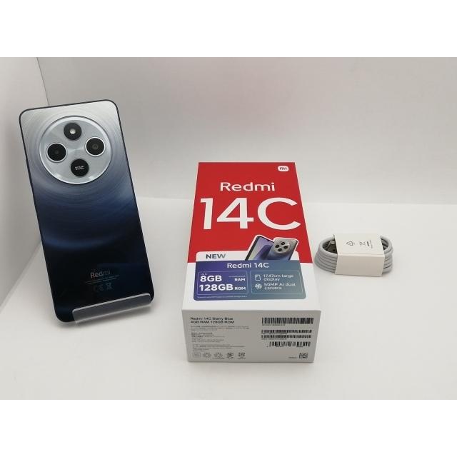 中古】Xiaomi 国内版 【SIMフリー】 Redmi 14C スターリーブルー 4GB