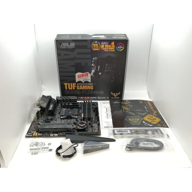 中古】ASUS TUF GAMING B550M-PLUS (WI-FI) B550/AM4/2.5GbitLAN/Wi
