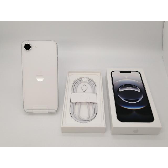 【未使用】Apple SoftBank 【SIMフリー】 iPhone 16e 512GB ホワイト MD274J/A【三宮センター】保証期間３ヶ月の画像