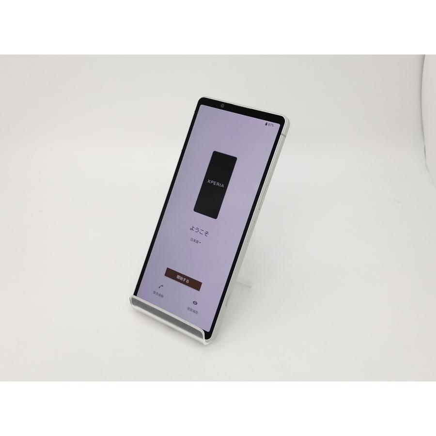【中古】SONY docomo 【SIMフリー】 Xperia 5 V 8GB 128GB プラチナシルバー SO-53D【三宮センター】保証期間１ヶ月【ランクA】の画像