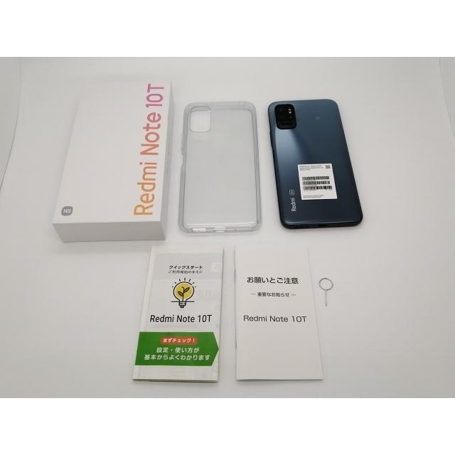中古】Xiaomi SoftBank 【SIMフリー】 Redmi Note 10T アジュール 