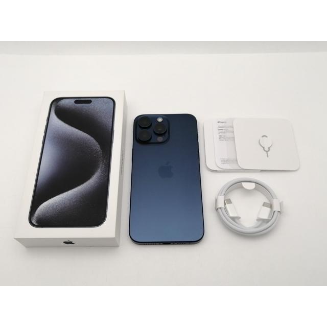 【中古】Apple 国内版 【SIMフリー】 iPhone 15 Pro Max 1TB ブルーチタニウム MU723J/A【三宮駅前】保証期間１ヶ月【ランクB】の画像