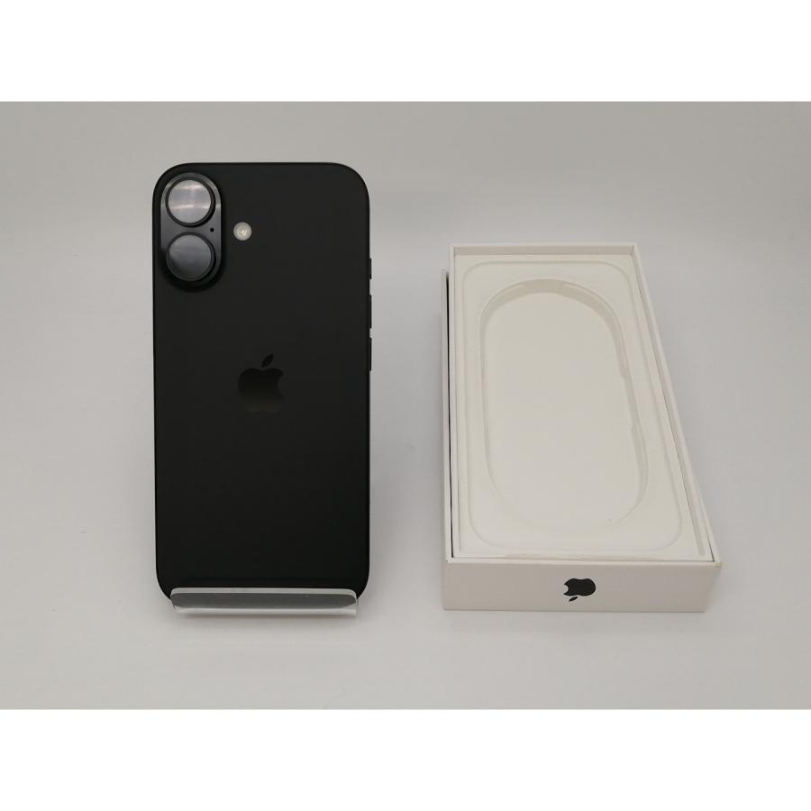 【中古】Apple 国内版 【SIMフリー】 iPhone 16 128GB ブラック MYDQ3J/A【三宮センター】保証期間１ヶ月【ランクA】の画像