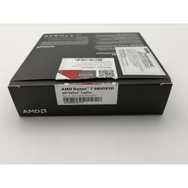 【中古】AMD Ryzen 7 9800X3D (4.7GHz/TC:5.2GHz) BOX AM5/8C/16T/L3 96MB/Radeon Graphics/TDP 120W【三宮センター】保証期間１週間_4