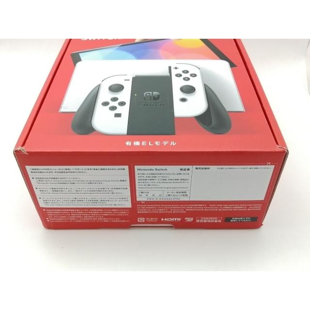 未使用】Nintendo Switch 本体 (有機ELモデル) HEG-S-KAAAA ホワイト 