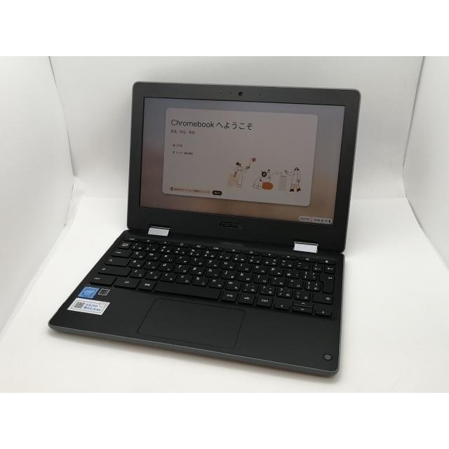 中古】Chromebook Flip C214MA C214MA-BU0029 ダークグレー【Celeron 