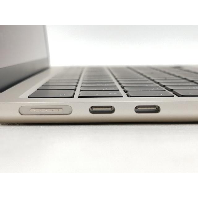 【中古】Apple MacBook Air 13インチ (M4,2025) M4(CPU:10C/GPU:10C) 16GB/512GB スターライト MW103J/A【三宮センター】保証期間１ヶ月【ランクA】の画像