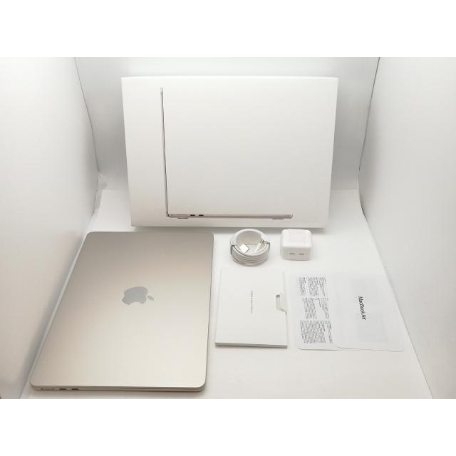【中古】Apple MacBook Air 13インチ (M4,2025) M4(CPU:10C/GPU:10C) 16GB/512GB スターライト MW103J/A【三宮センター】保証期間１ヶ月【ランクA】の画像