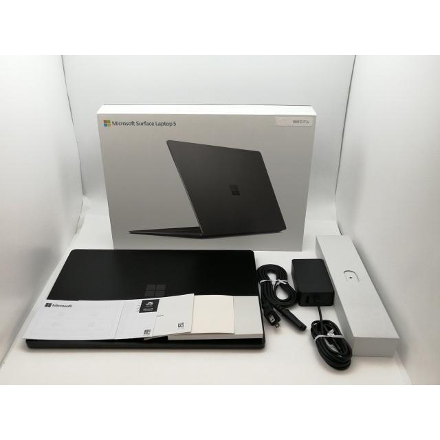 【中古】Microsoft Surface Laptop5 13インチ 【i5 1235U 16G 256G】 S0P-00001 ブラック【三宮センター】保証期間１ヶ月【ランクC】の画像