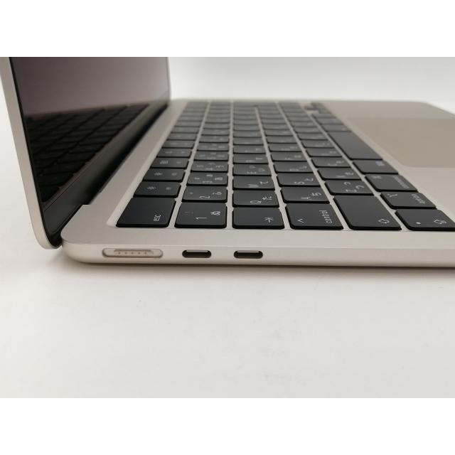 【中古】Apple MacBook Air 13インチ M2(CPU:8C/GPU:8C) 16GB/256GB スターライト MC7W4J/A (M2,2022)【三宮センター】保証期間１ヶ月【ランクB】の画像