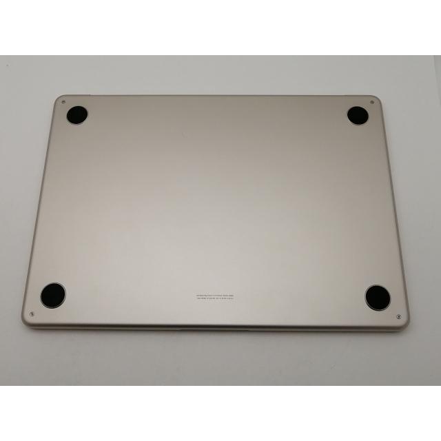 【中古】Apple MacBook Air 13インチ M2(CPU:8C/GPU:8C) 16GB/256GB スターライト MC7W4J/A (M2,2022)【三宮センター】保証期間１ヶ月【ランクB】の画像