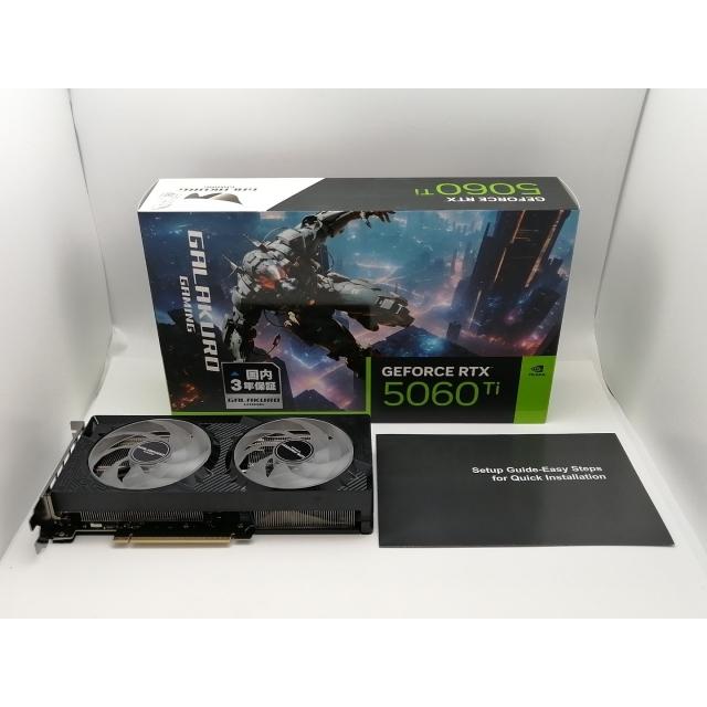 中古】玄人志向 GALAKURO GAMING GG-RTX5060Ti-E16GB/OC/DF RTX5060Ti
