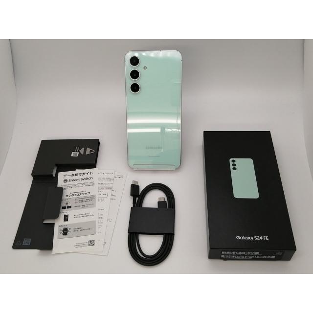 中古】SAMSUNG 国内版 【SIMフリー】 Galaxy S24 FE ミント 8GB 128GB