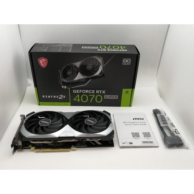 中古】MSI GeForce RTX 4070 SUPER 12G VENTUS 2X OC RTX4070Super