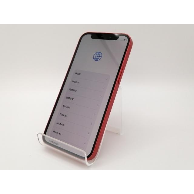 【中古】Apple SoftBank 【SIMロック解除済み】 iPhone 12 mini 64GB (PRODUCT)RED MGAE3J/A【三宮センター】保証期間１ヶ月【ランクC】の画像