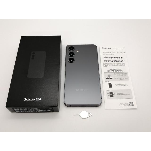 中古】SAMSUNG 国内版 【SIMフリー】 Galaxy S24 オニキスブラック 8GB
