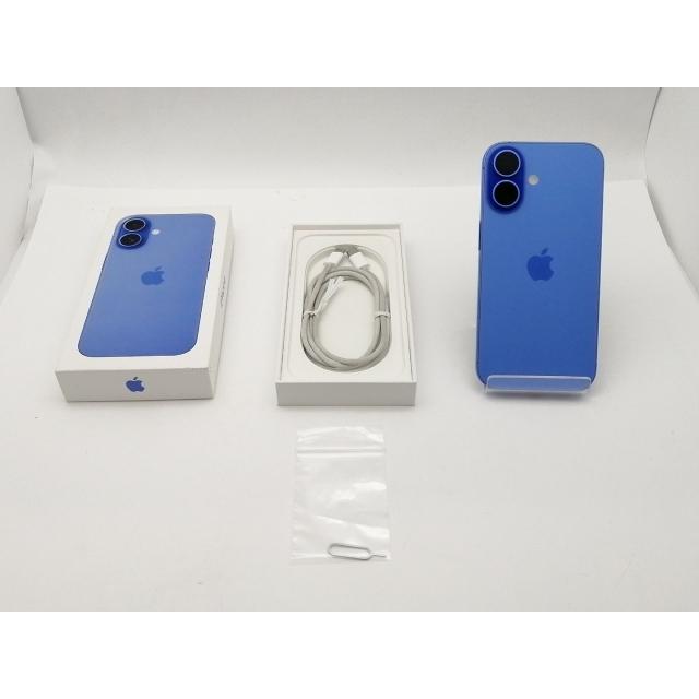 【中古】Apple 国内版 【SIMフリー】 iPhone 16 256GB ウルトラマリン MYE03J/A【三宮駅前】保証期間１ヶ月【ランクA】の画像