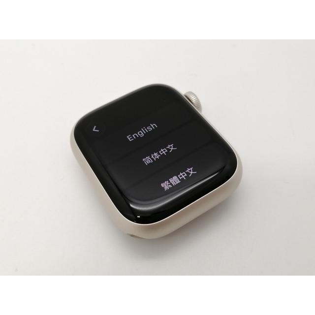 中古】Apple Watch Series8 41mm Cellular スターライトアルミニウム