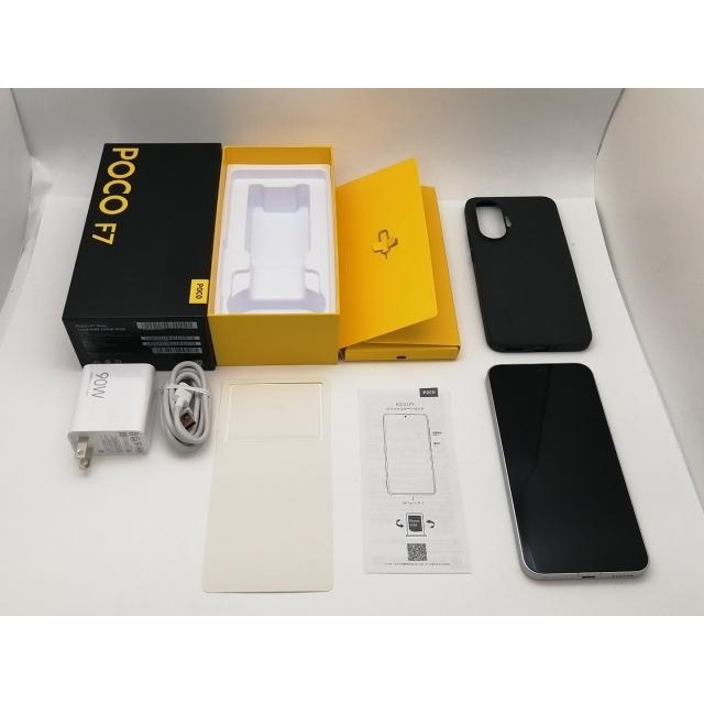 中古】Xiaomi 国内版 【SIMフリー】 Poco F7 シルバー 12GB 256GB