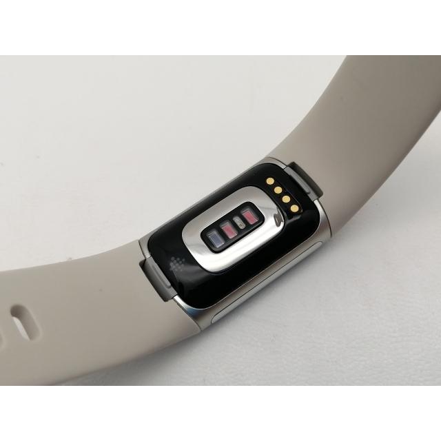 中古】Fitbit Fitbit Charge 6 Porcelainバンド/Silverアルミニウム