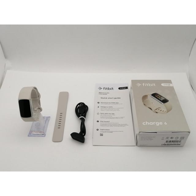 fitbit charge6（本体・外箱のみ） 中古】Fitbit Fitbit Charge 6 Porcelainバンド/Silverアルミニウム