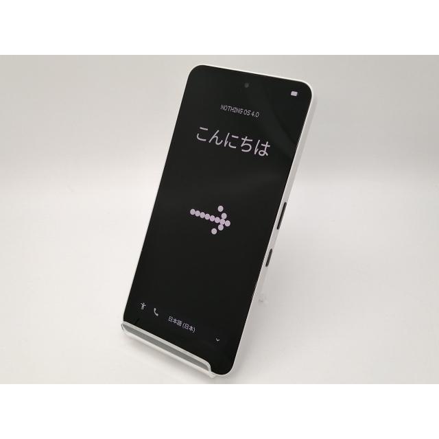 中古】NOTHING 国内版 【SIMフリー】 Nothing Phone (3a) ホワイト