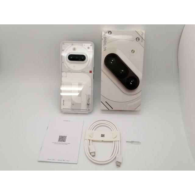 中古】NOTHING 国内版 【SIMフリー】 Nothing Phone (3a) ホワイト