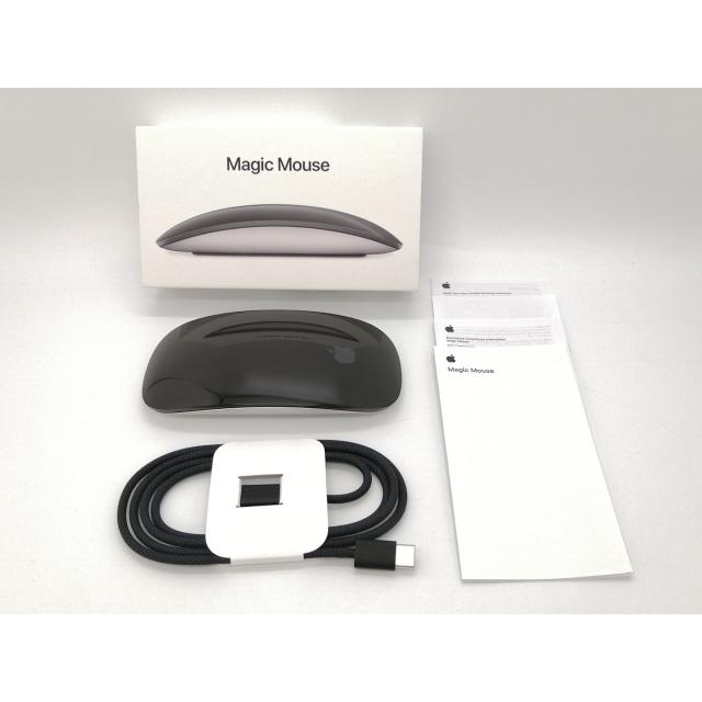 中古】Apple Magic Mouse（2024/USB-C）ブラック MXK63ZA/A【三宮