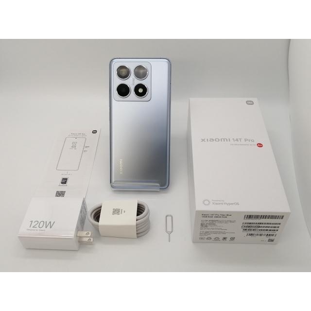 中古】Xiaomi 国内版 【SIMフリー】 Xiaomi 14T Pro 12GB 256GB チタン