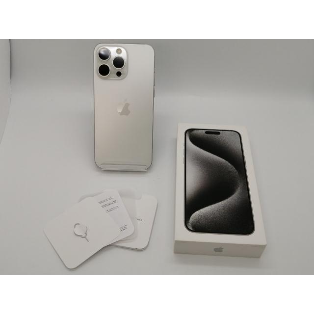 中古】Apple 国内版 【SIMフリー】 iPhone 15 Pro Max 256GB ホワイト 