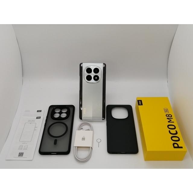 中古】Xiaomi 国内版 【SIMフリー】 POCO M8 5G シルバー 8GB 256GB
