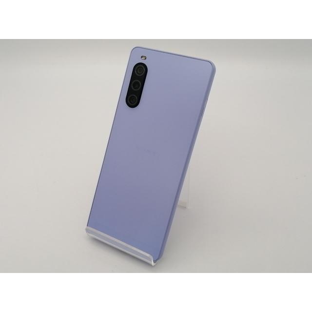 中古】SONY au 【SIMフリー】 Xperia 10 V ラベンダー 6GB 128GB SOG11