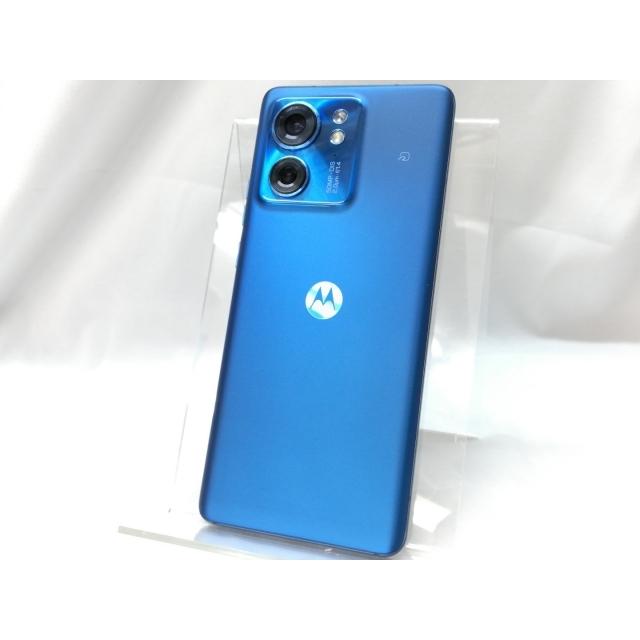 中古】MOTOROLA 国内版 【SIMフリー】 edge 40 ルナブルー 8GB 256GB 