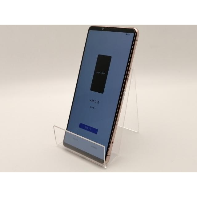 中古】SONY au 【SIMフリー】 Xperia 5 III ピンク 8GB 128GB SOG05