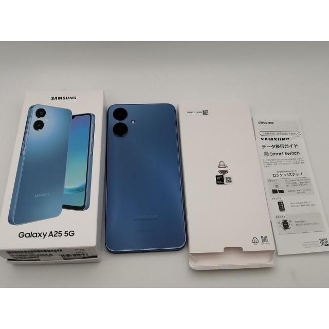 中古】SAMSUNG docomo 【SIMフリー】 Galaxy A25 5G ブルー 4GB 64GB