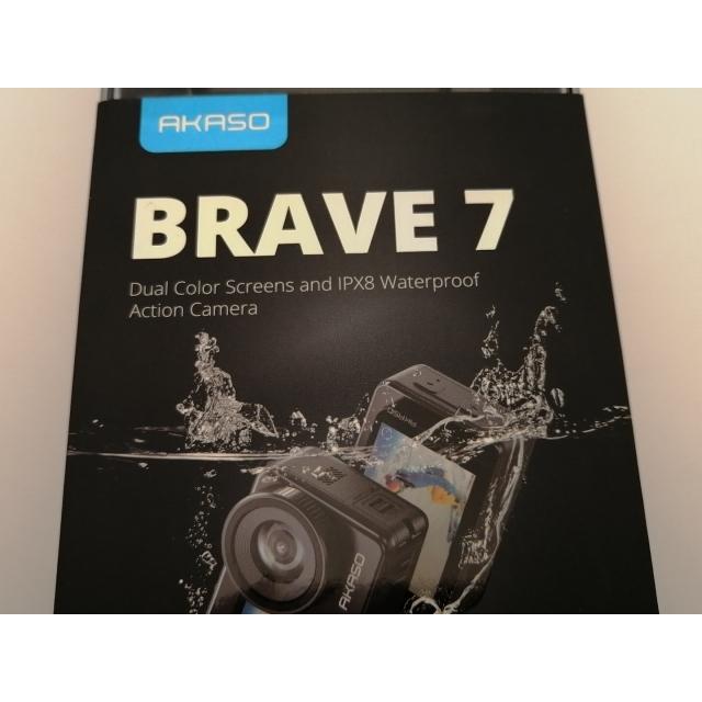 中古】AKASO BRAVE7 4K ACTION CAMERA【神保町】保証期間1ヶ月  