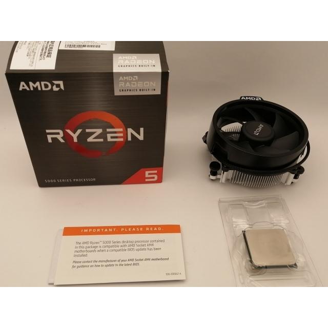 中古】AMD Ryzen 5 5600GT (3.6GHz/TC:4.6GHz) BOX AM4/6C/12T/L3 16MB