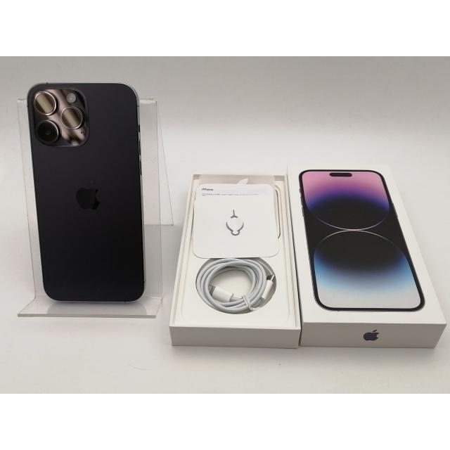 【中古】Apple 国内版 【SIMフリー】 iPhone 14 Pro Max 128GB ディープパープル MQ993J/A【神保町】保証期間１ヶ月【ランクA】の画像