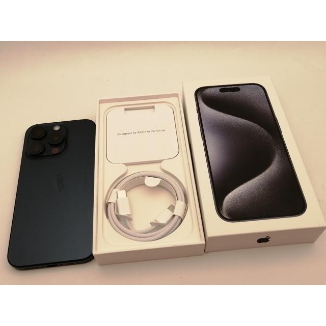 【中古】Apple 国内版 【SIMフリー】 iPhone 15 Pro 256GB ブルーチタニウム MTUG3J/A【神保町】保証期間１ヶ月【ランクA】の画像