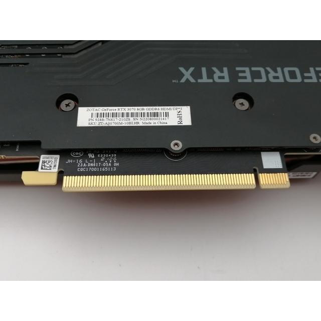 中古 ZOTAC GEFORCE RTX3070 グラフィックボード ZOTAC 〔中古