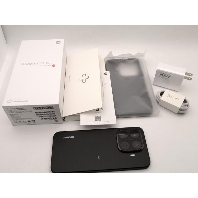 中古】Xiaomi 国内版 【SIMフリー】 Xiaomi 15T Pro ブラック 12GB