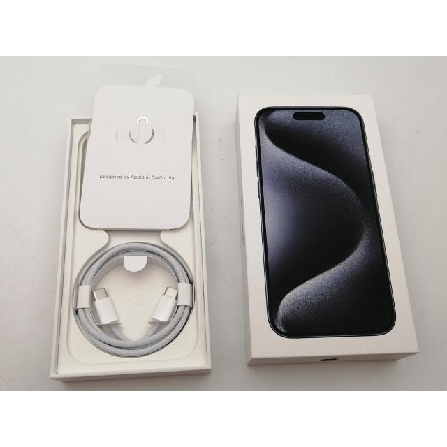 【中古】Apple 国内版 【SIMフリー】 iPhone 15 Pro 128GB ブルーチタニウム MTUA3J/A【神保町】保証期間１ヶ月【ランクA】の画像