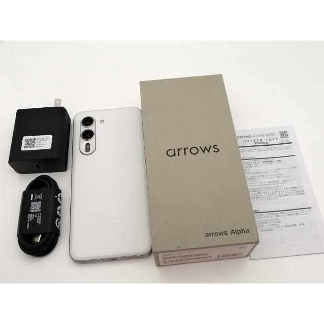 中古】FCNT 国内版 【SIMフリー】 arrows Alpha ホワイト 12GB 512GB
