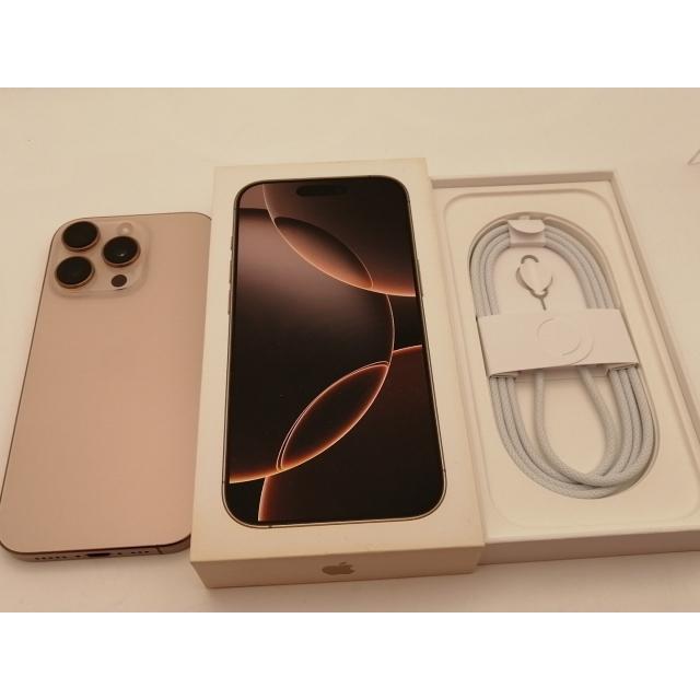 中古】Apple 国内版 【SIMフリー】 iPhone 16 Pro 256GB デザート