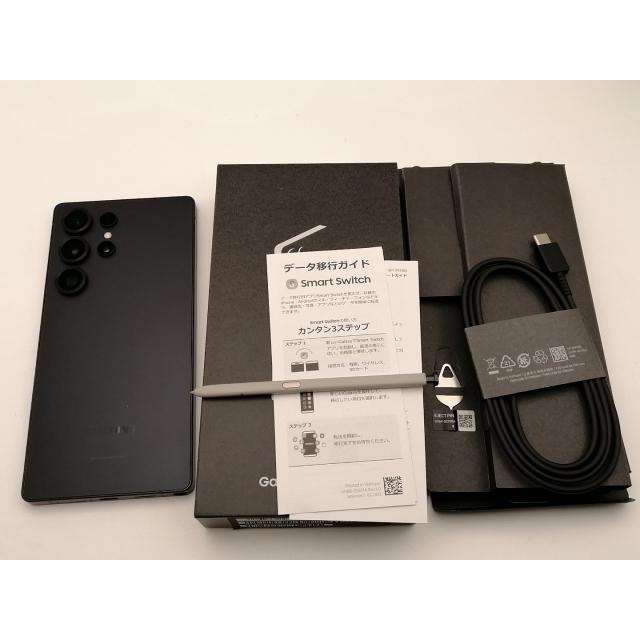 中古品★ Galaxy S25 Ultra 256GB SIMフリー ブラック Galaxy S25 Ultra中古販売(SIMフリー/7台)｜安くて安心の【にこスマ】